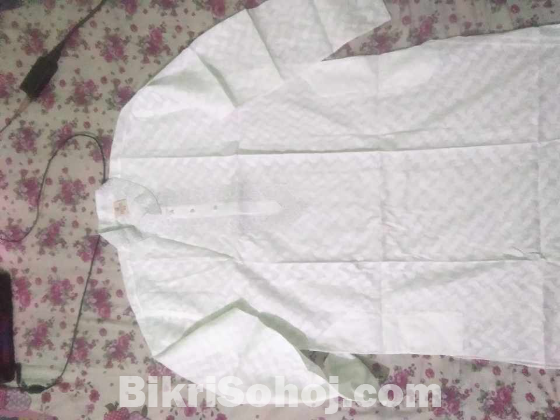 White indian panjabi size: 42